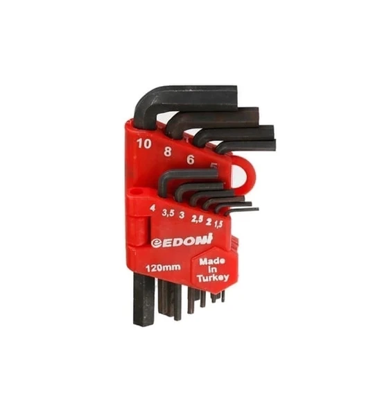 Eltos Edoni 120 Mm 10 Parça Alyan Seti Siyah - 2