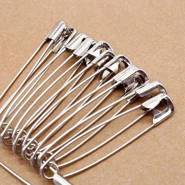 Çocuk Güvenlik Metal Çengelli İğne No. 2 - 3.5cm - 20 Adet - 11