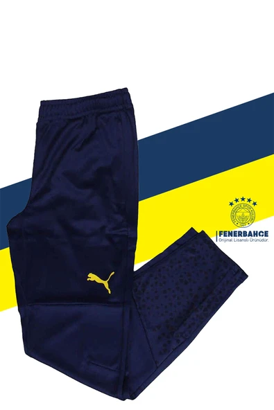 Fenerbahçe Orijinal Lisanslı Rashel Kumaş Lacivert A Takım Eşofman Altı Tek Alt - 2