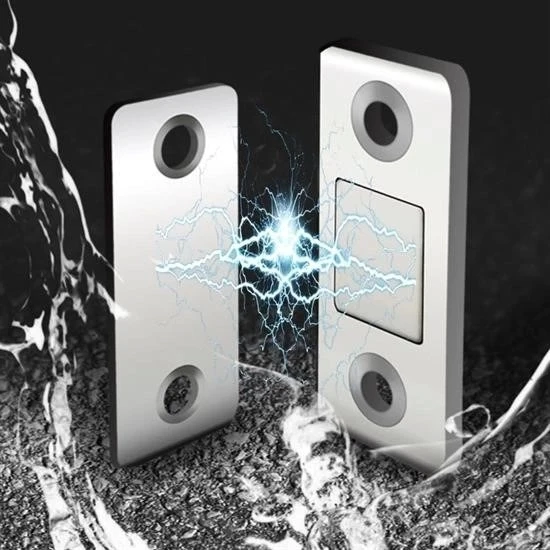 ® 2 Çift Çok Amaçlı Kapı Kapak Dolap Çekmece Mobilya Durdurucu Kapatıcı Mıknatıslar - 7