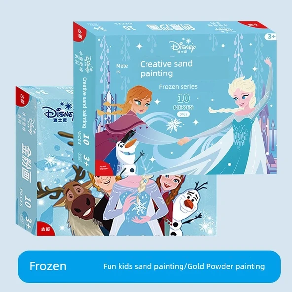 [2 Kutu] Frozen Kum ve Altın Tozu Boyama Sanatı Seti