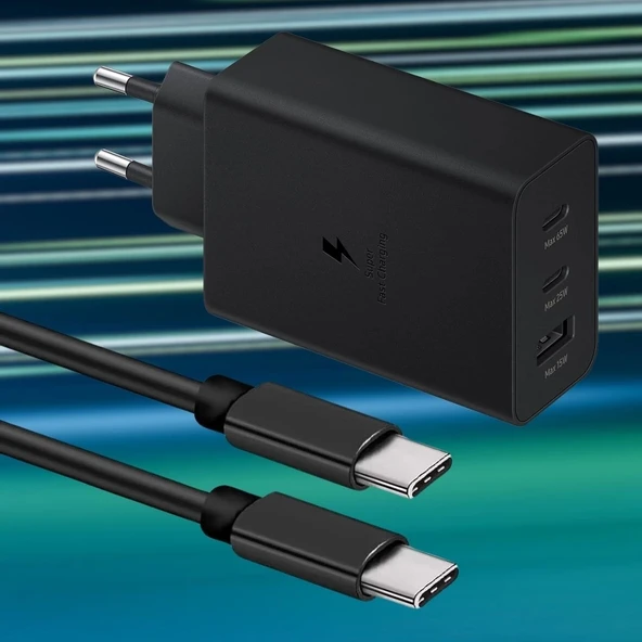 65w Hızlı Şarj Edebilen Type C Uçlu Şarj Aleti