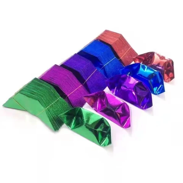 Altın Varaklı Origami Kağıdı - Renkli 16*19 Bin Adet