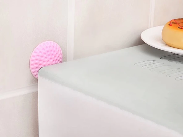 Pratik Çok Amaçlı Silikon Kapı Duvar Koruyucu Tampon 4lü Paket - 3