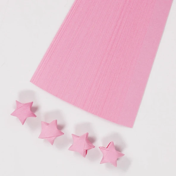 Origami Kağıt Şeritleri - Pembe 88 Adet