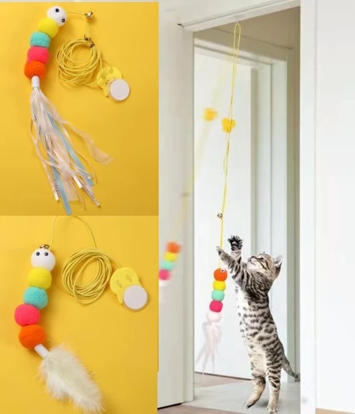 Pratik Elastik Kendinden Yapışkanlı Solucan Kedi Oltası - 2