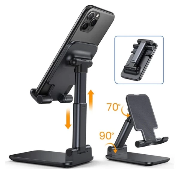 Pratik Katlanabilir Masaüstü Telefon Tutucu Stand Cm-157