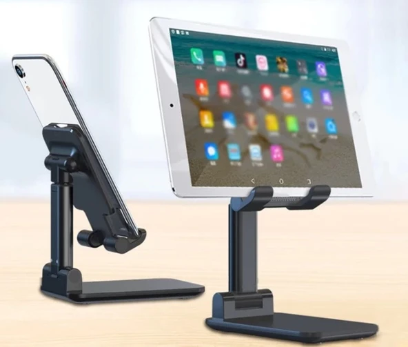 Pratik Katlanabilir Masaüstü Telefon Tutucu Stand Cm-157 - 4