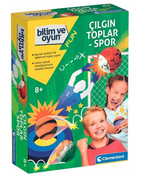 Clementoni Bilim ve Oyun Çılgın Toplar Spor 64323