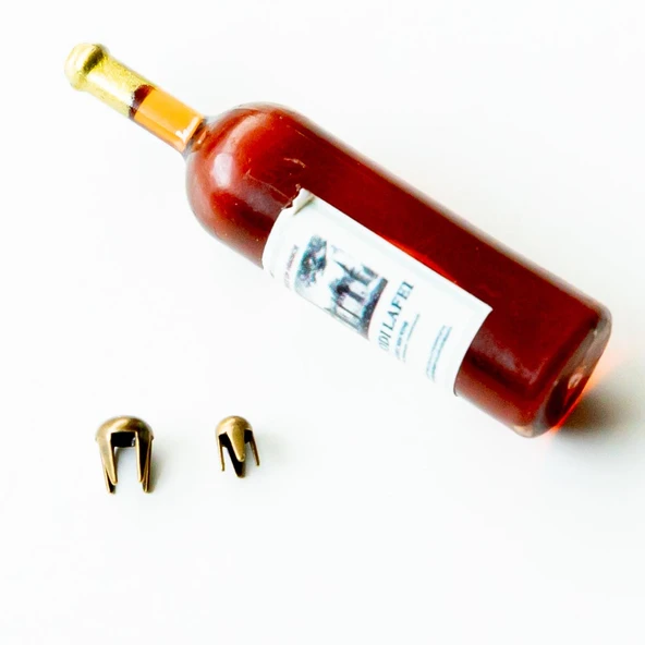 Mini Yuvarlak Boncuk Çıtçıt - Bronz 10-1 - 4mm