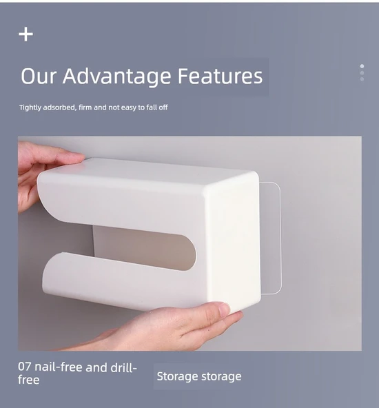 Yüksek Viskoziteli İz Bırakmayan Duvar Sticker Kancası - Dik Açı Köşe 3.5cm x 9.2cm [10 Adet] - Resim 10