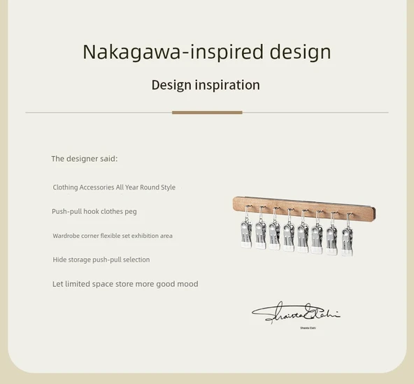 Ahşap Duvara Monte Kancalı Askı - 12 Kanca - Ahşap Rengi (Sol) - Resim 8