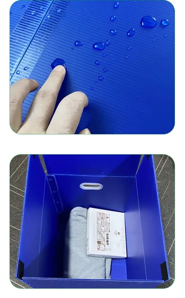 Katlanabilir Plastik Taşıma Kutusu - 60x40x35cm - Kayısı - 11