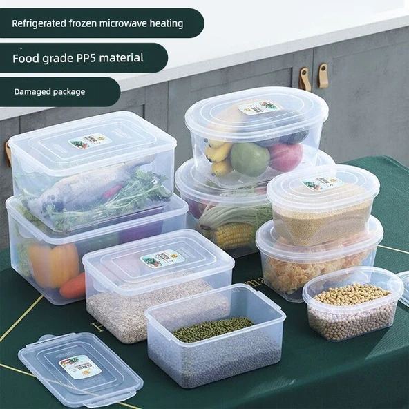 Buzdolabı Saklama Kabı - Oval Ekstra Büyük Boy 6000ml