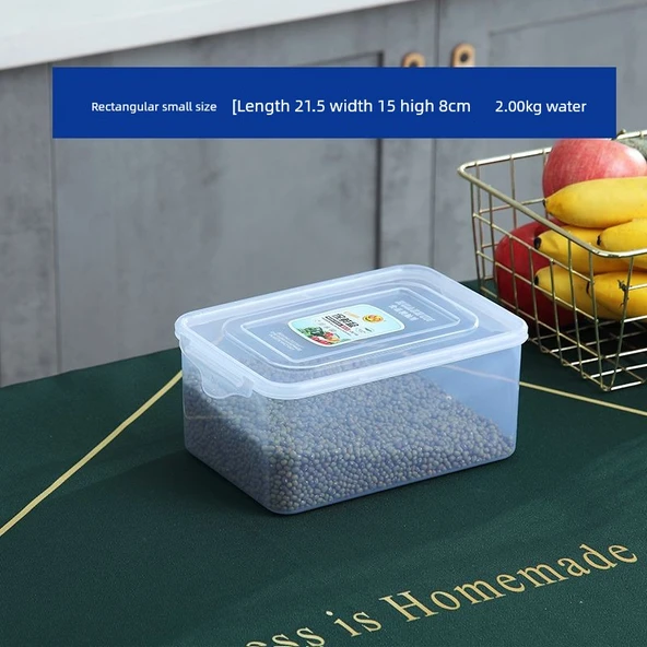 Buzdolabı Saklama Kabı - Dikdörtgen Küçük Boy 2700ml