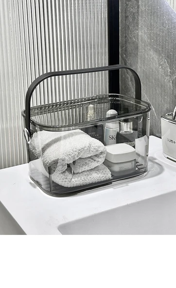 Öğrenci Yurdu Banyo Sepeti - Şeffaf Desenli 2 - 8