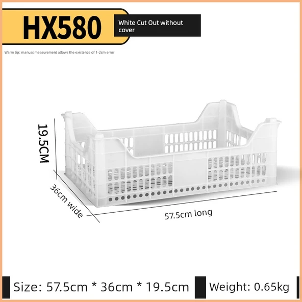 Kalınlaştırılmış Plastik Saklama Sepeti - HX580 [Oymalı Üzüm Sepeti]