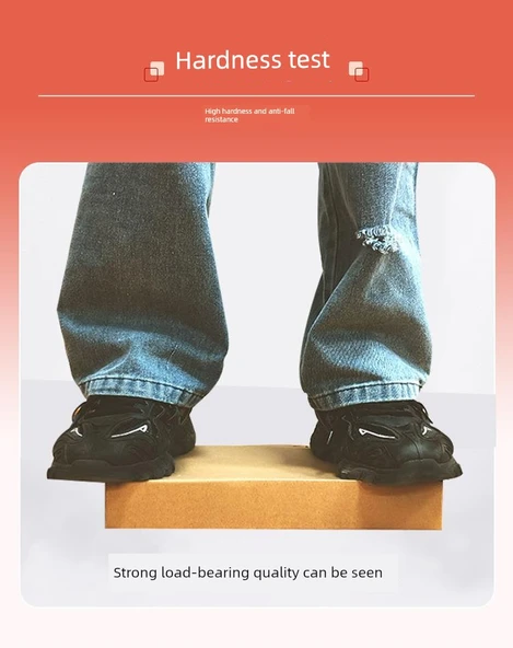 Üç Katlı Uçak Kutusu 20*13*3cm Sertleştirilmiş - 50'li Paket - Resim 6