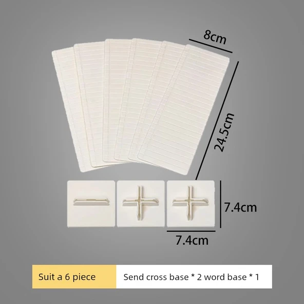 Çekmece Bölme Aparatı - 1 Set (6 Bölme + 3 Taban)