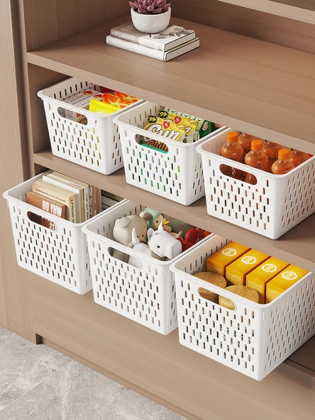 Mutfak Dolabı Saklama Sepeti - Büyük Boy - Resim 5