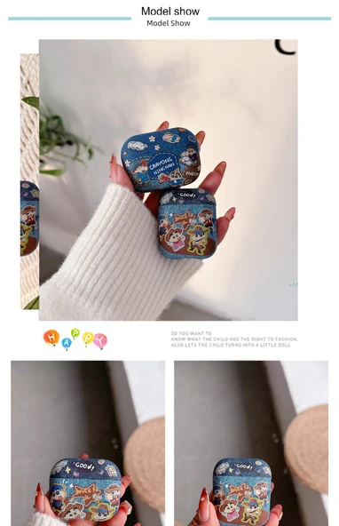 Denim Crayon Xiaoxin AirPods 3 H203 Kılıf - 8