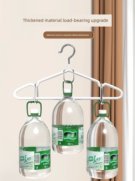 Kaymaz Elbise Askısı - Yetişkin - 10'lu Paket - İskandinav Yeşili - Standart 40g - Resim 8