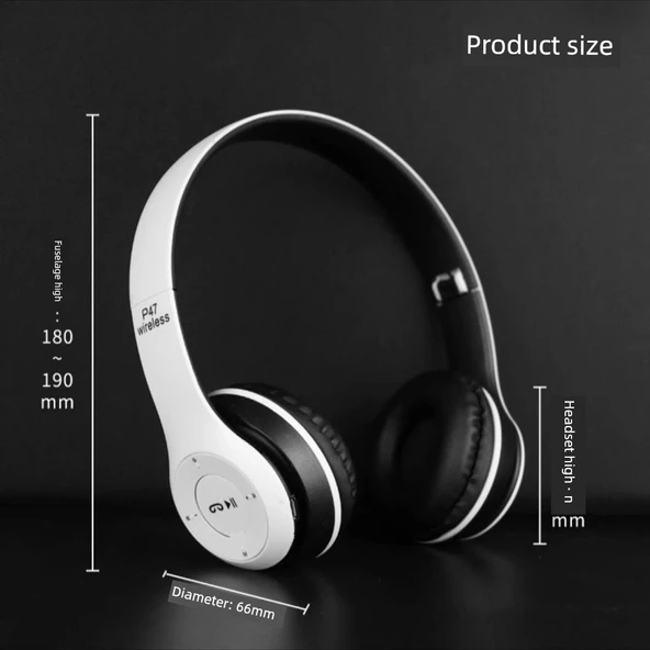 Bluetooth 5.0 Gürültü Önleyici Kulaklık - Kırmızı - 3