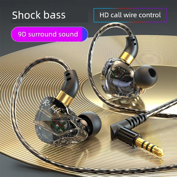 S16 3.5mm Kablolu Bass Oyun Kulaklığı - Mor - 2