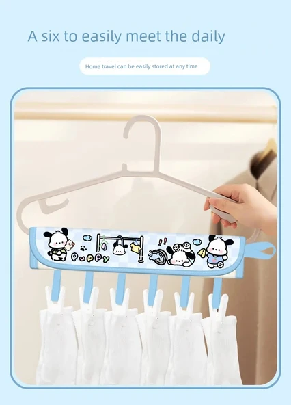 Katlanabilir Seyahat Askısı - Panda Desenli - 6