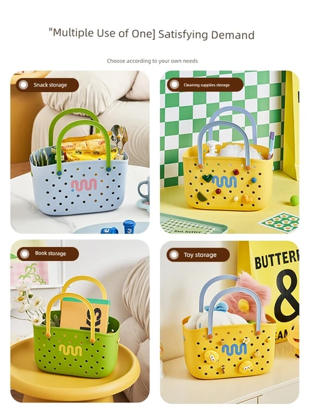 Dopamin Banyo Sepeti + Sabun Kutusu - Limon Sarısı + Ayı Kancası - 6