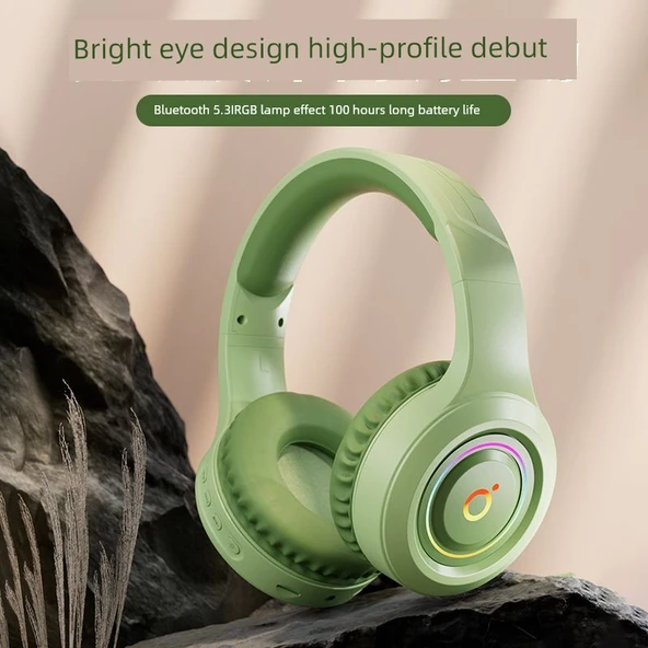 Bluetooth E-Spor Oyuncu Kulaklığı - Atina Siyahı - HIFI Ses - 100 Saat - 4