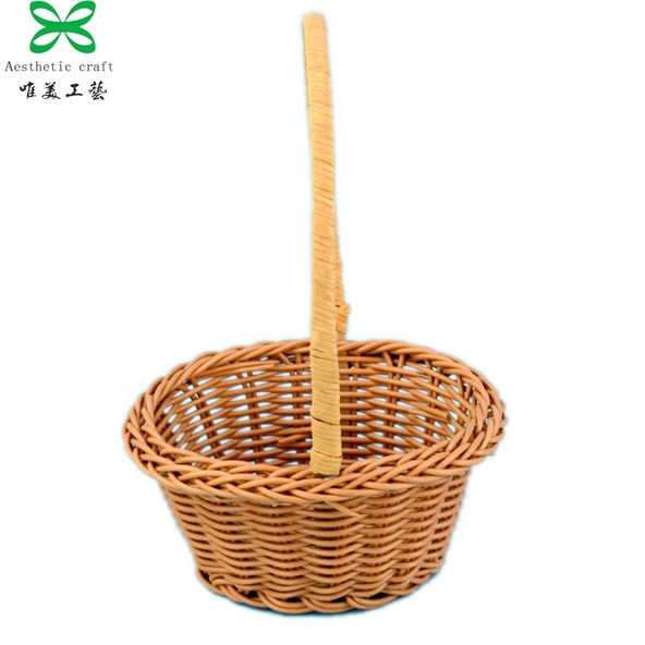 Kare Model - Imitasyon Rattan Küçük Sepet - Oyuncak, Şeker ve Hediye Sepeti - 11