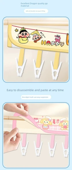 Katlanabilir Seyahat Askısı - Pasta Desenli - 7