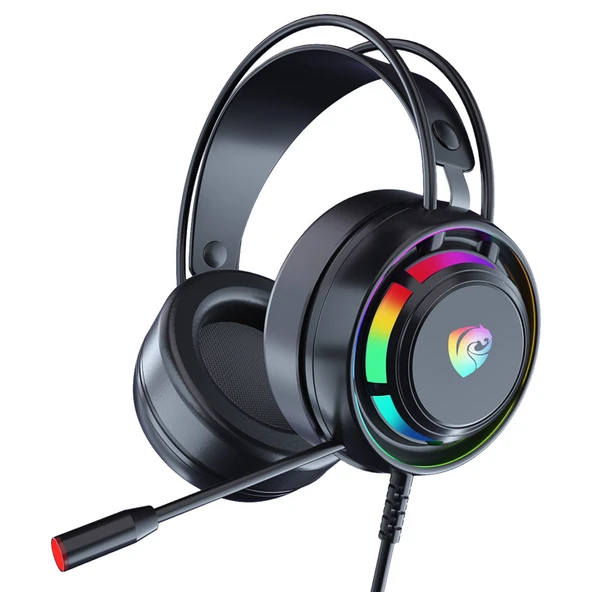 Gaming Kulaklık - Pembe Kedi Kulaklı 3.5mm Çift Delikli Işıltılı Versiyon - 6