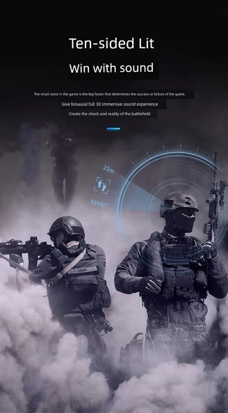 Gaming Kulaklık - Beyaz Çift Delikli Işıltılı Versiyon - 9