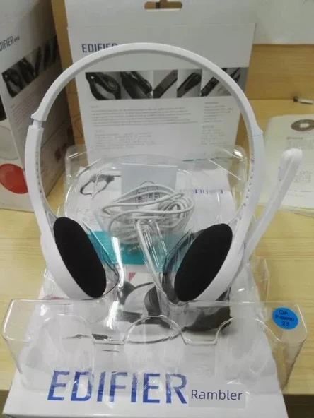 Edifier K550 Beyaz Çift Delikli Kablolu Kulaklık - 9