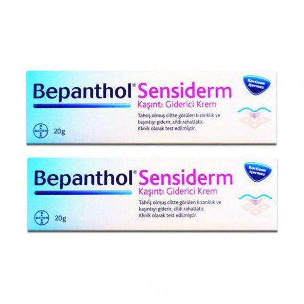 Bepanthol Sensiderm Kaşıntı Giderici Krem 50 Gram x 2 Adet