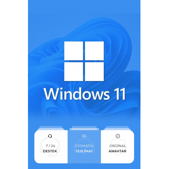 Windows 11 Pro 32-64 Bit Destekli Türkçe-İngilizce Global RETAIL Lisans Anahtarı