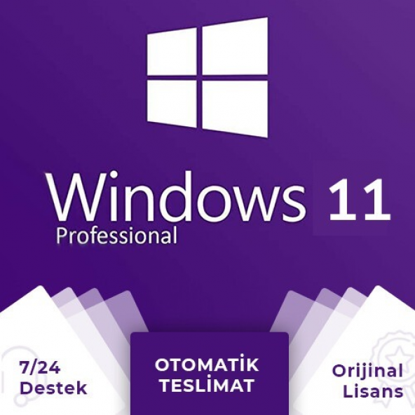 Windows 11 Pro 32-64 Bit Destekli Türkçe-İngilizce Global RETAIL Lisans Anahtarı - 2