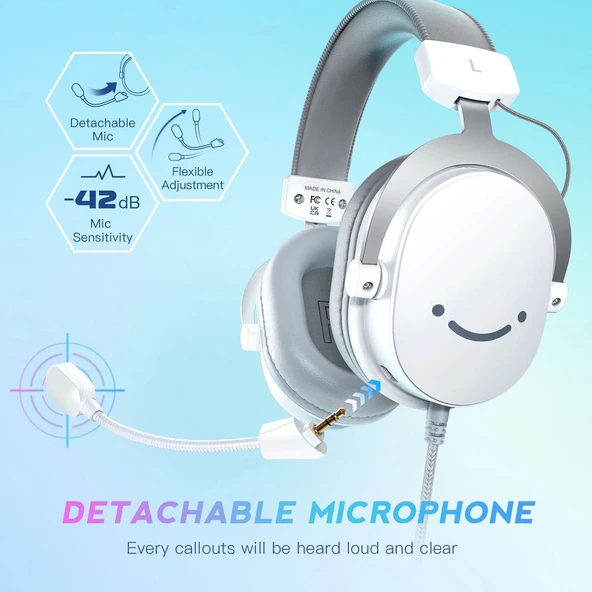 7.1 Surround Ses USB Gaming Kulaklığı - Pembe - 2