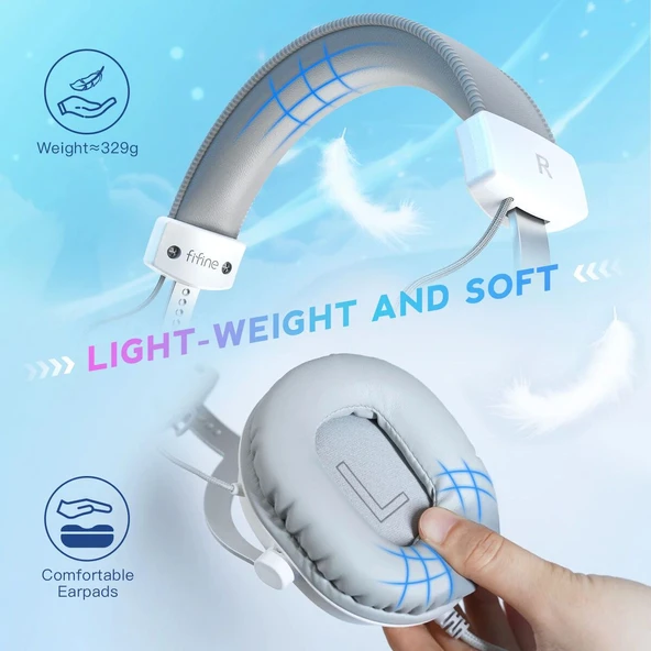 7.1 Surround Ses USB Gaming Kulaklığı - Pembe - 6