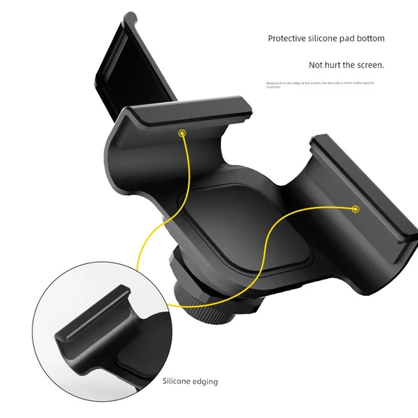Monitör Kulaklık Askısı - Siyah (0.5~1.8cm Düz Paneller İçin) - 4