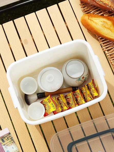 Küçük Boy Sarı Çay Saklama Kutusu - 5