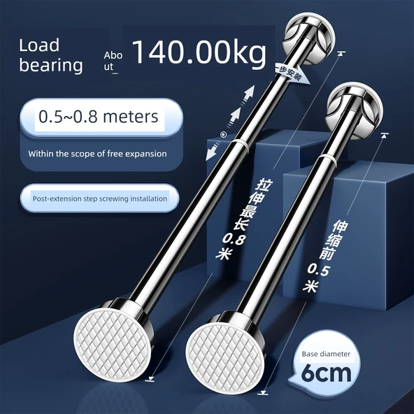 Paslanmaz Çelik Çamaşır Askısı - 0.5~0.8 Metre [27 Çap] (Klasik)