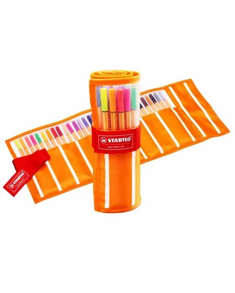 Stabilo Fineliner 25+5 Çantalı Kalem Seti - 2