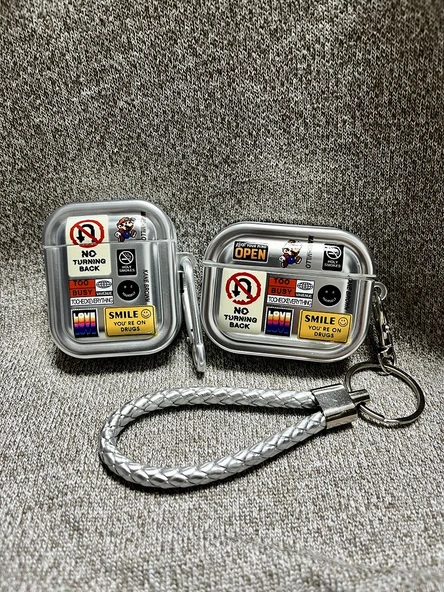 Mario AirPods 4 Koruyucu Kılıf - Etiket Mario Tekli Kılıf - 6