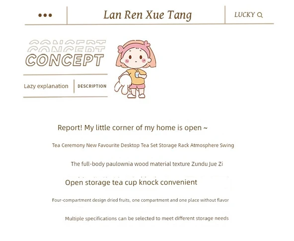 [2 Parça Set] Ahşap Çay Tepsisi + Atıştırmalık Tabağı - Resim 8