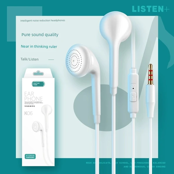 Mikrofonlu Kablolu Kulaklık - Rio Tinto Q8 Model - Siyah Renk - Kutulu - 2