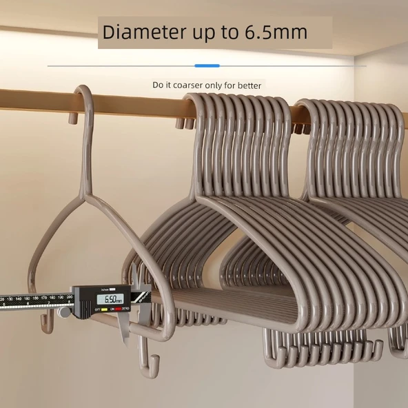 Öğrenci Askısı - 6.5mm - 38cm Omuz Pedli - Açık Kahve Pudra 06850 - 4