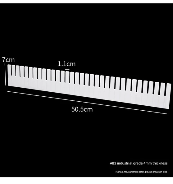 Çekmece İçi Düzenleyici - ABS - 1 Adet 50.5x9cm - 5mm Kalınlık - Aksesuarsız - 9